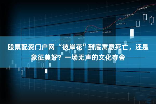股票配资门户网 “彼岸花”到底寓意死亡，还是象征美好？一场无声的文化夺舍